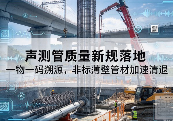 同心声测管质量新规落地，一物一码溯源，非标薄壁管材加速清退